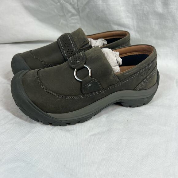 Keen Kaci II slip on leather clogs casual comfortable outdoor NWOB - Picture 1 of 4